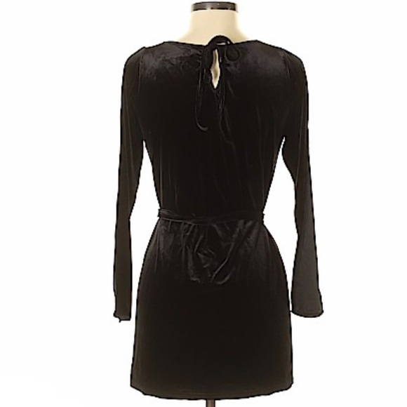 Vock Black Velvet Tie Waist Dress🖤🖤🖤 - Picture 4 of 8